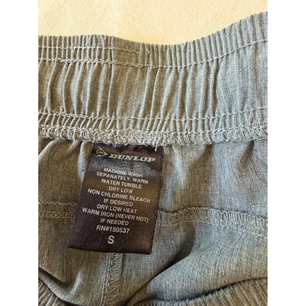 Dunlop Mens Athletic Shorts Grey Heather Tennis Training Gym Pockets Small